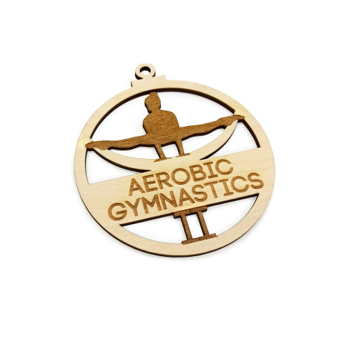 Медаль из дерева 1-слойная с гравировкой