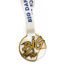 Медаль из акрила с пластиком 2-слойная