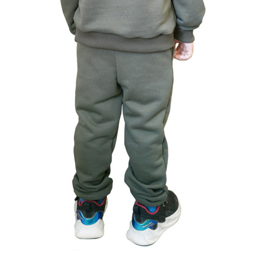 Брюки однотонные из футера детские