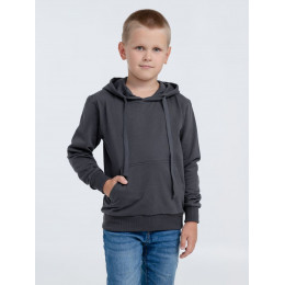Худи детское Kirenga Kids 2.0, темно-серое (графит)
