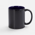 Кружка-хамелеон On Display, глянцевая, черная с синим Кружка-хамелеон On Display, глянцевая, черная с синим