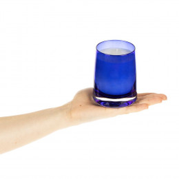 Ароматическая свеча Fragnola, пряная древесина и кардамон, темно-синяя