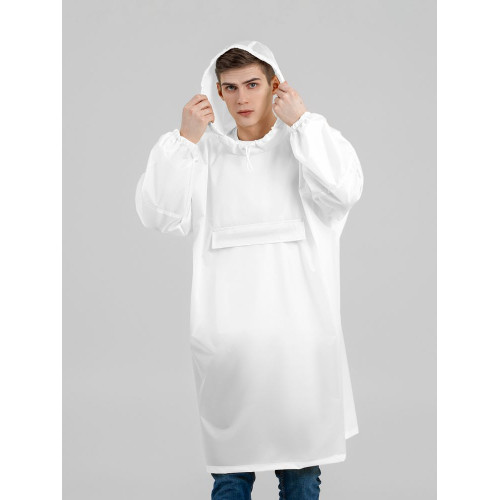 Дождевик-анорак Alatau, белый, единый размер