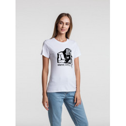 Футболка женская «Приступ лени», белая