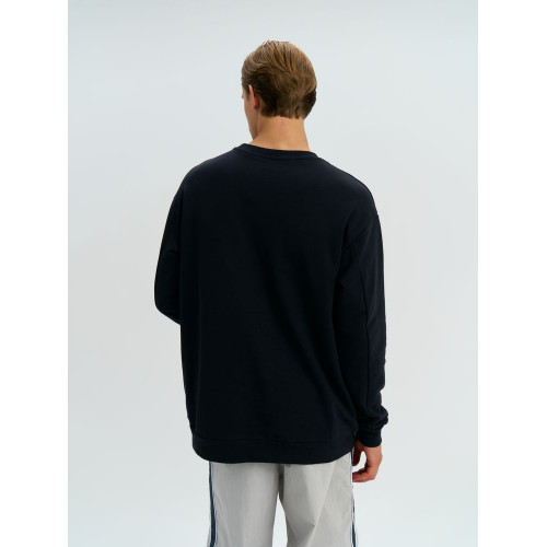 Свитшот оверсайз унисекс Omnifit, черный