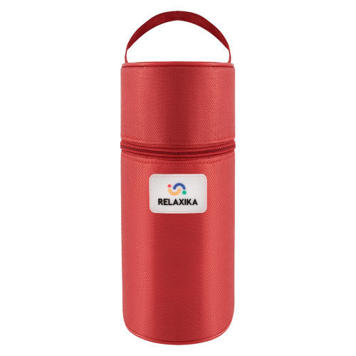 Термос Relaxika Duo 500 в чехле, стальной