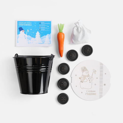 Набор для лепки снеговика «Все по-взрослому», без шарфа