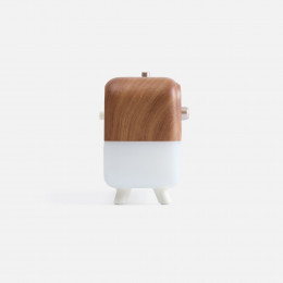 Bluetooth-колонка с беспроводной зарядкой, часами и подсветкой Multiverse, ver.2