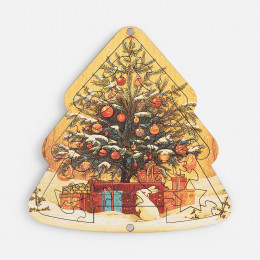 Пазл фигурный «Елочка»