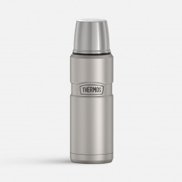 Термос King 470, серебристый (стальной)