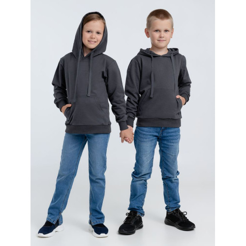 Худи детское Kirenga Kids 2.0, темно-серое (графит)