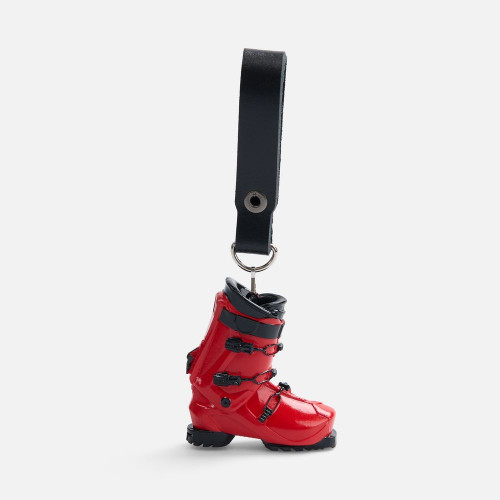 Брелок «Горнолыжный ботинок», красный