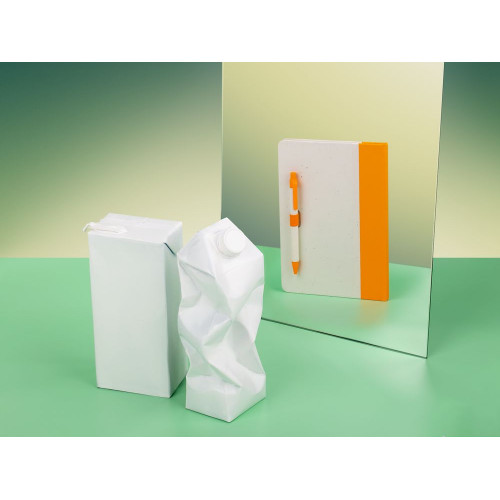 Ручка шариковая MilkMake, оранжевая