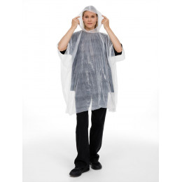 Дождевик в круглом футляре Nimbus, черный