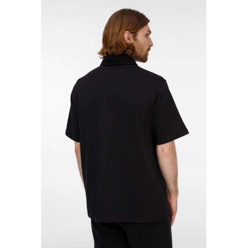 Рубашка поло унисекс Tiimi, черная