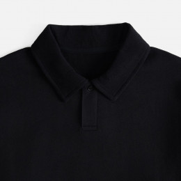 Рубашка поло унисекс Tiimi, черная