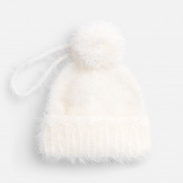 Подвеска на елку «Вьюжка», шапочка, белая