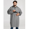 Дождевик-анорак Hard Work, серый, единый размер