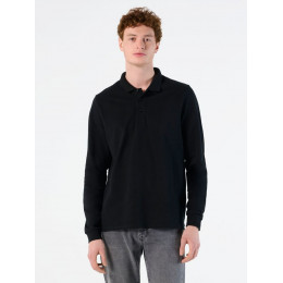 Рубашка поло мужская с длинным рукавом Winter II 210 бежевая