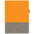 Ежедневник Horizon, недатированный, серый с оранжевым