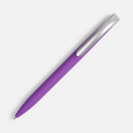 Ручка шариковая Pin Soft Touch, ver.2, фиолетовая