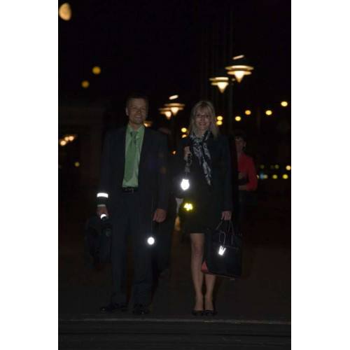 Пешеходный светоотражатель «Сердце», красный