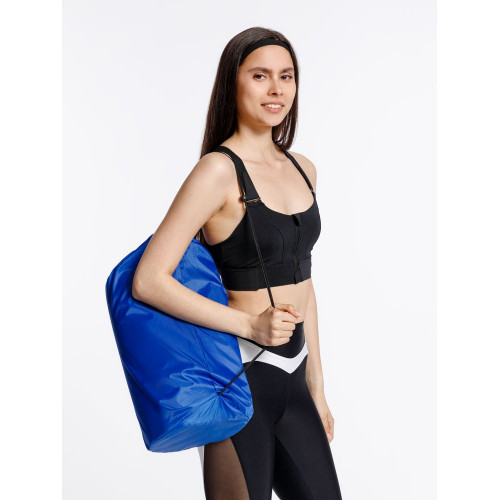 Массажный акупунктурный коврик с валиком Iglu, синий с белым