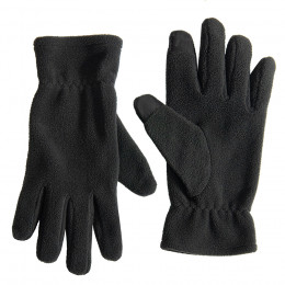 Перчатки флисовые сенсорные TRAIL, темно-серый, S/M, 100% полиэстер, 220 г/м2