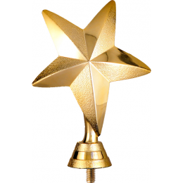 Фигурка пластиковая Звезды F220C/G  9см (12221-090/G)