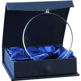 Медаль стеклянная GM0004 80х8мм футляр в комплекте