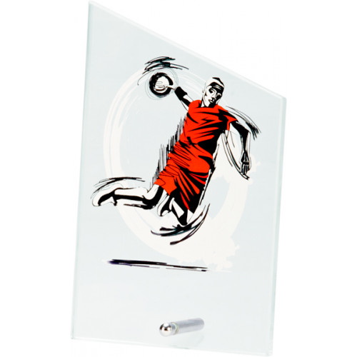 Награда стеклянная Гандбол (сувенир) (12,5*20,5) SG1020/HAN