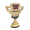 Приз из дерева (1-слойный) с УФ-печатью S 301-400 см2, толщина 4-5 мм