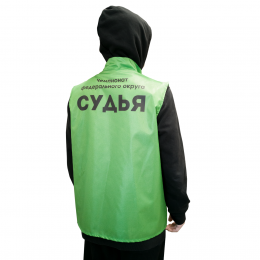 Жилет без подклада, с полной запечаткой 44
